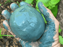 Load image into Gallery viewer, 100% Natural Costa Rica Rainforest Blue Clay - 2 oz